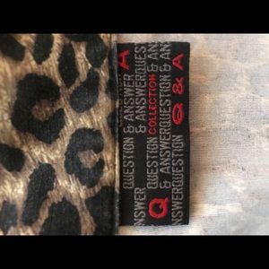 Leopard print jacket